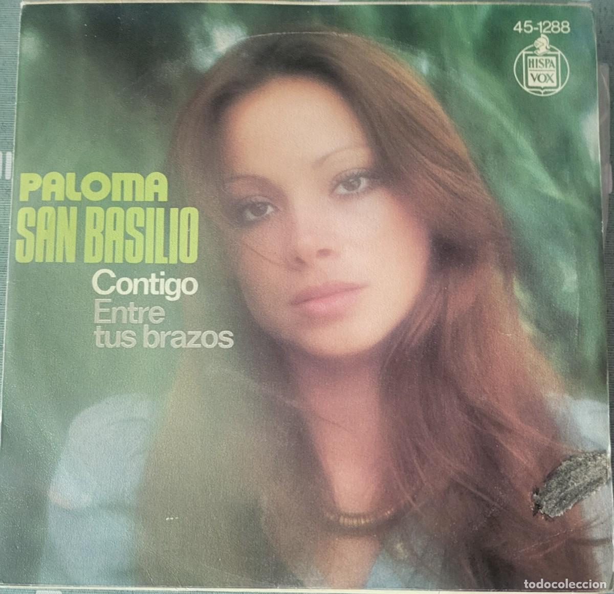 Discos de vinilo: Paloma San Basilio single sello Hispavox editado en Mexico a&ntilde;o 1975...