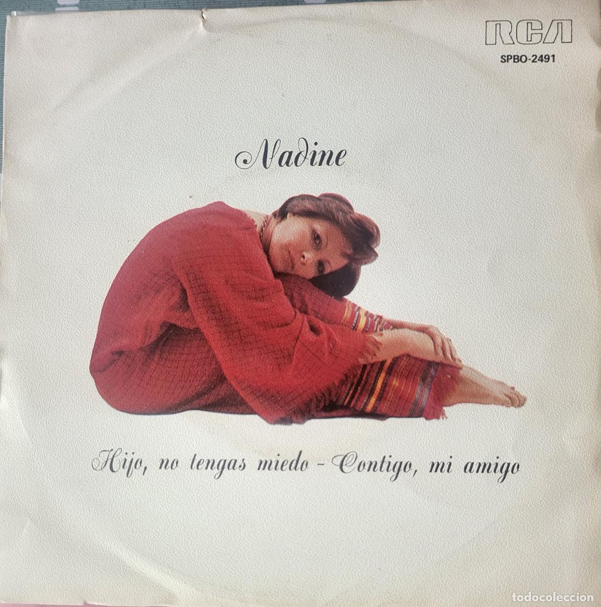 Discos de vinilo: Nadine single sello RCA Victor editado en Espa&ntilde;a a&ntilde;o 1976 promocional...