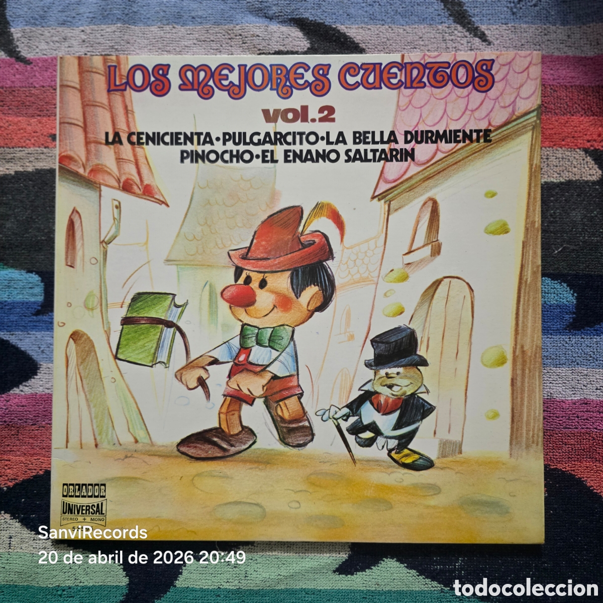 Discos de vinilo: [LP] LOS MEJORES CUENTOS, VOL. 2 (ORLADOR, UNIVERSAL) (1972)