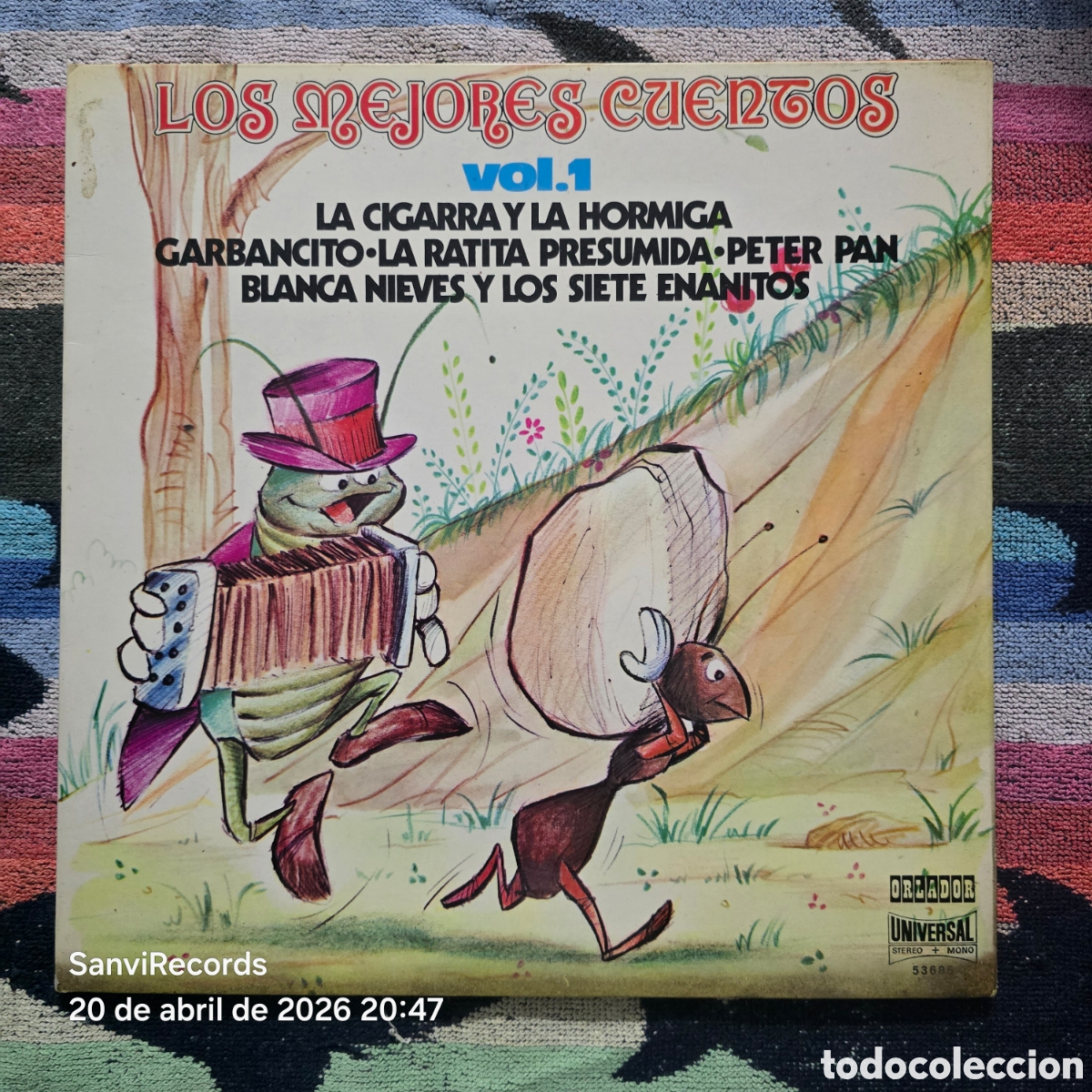 Discos de vinilo: [LP] LOS MEJORES CUENTOS, VOL. 1 (ORLADOR, UNIVERSAL) (1972)
