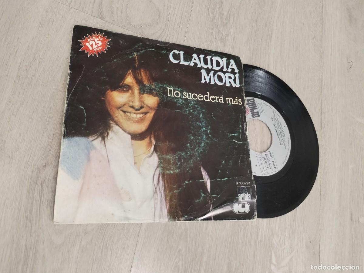 Discos de vinilo: CLAUDIA MORI COLABORACION DE ADRIANO CELENTANO - NO SUCEDERA MAS ..SINGLE DE ARIOLA - 1982 ESPA&Ntilde;OL