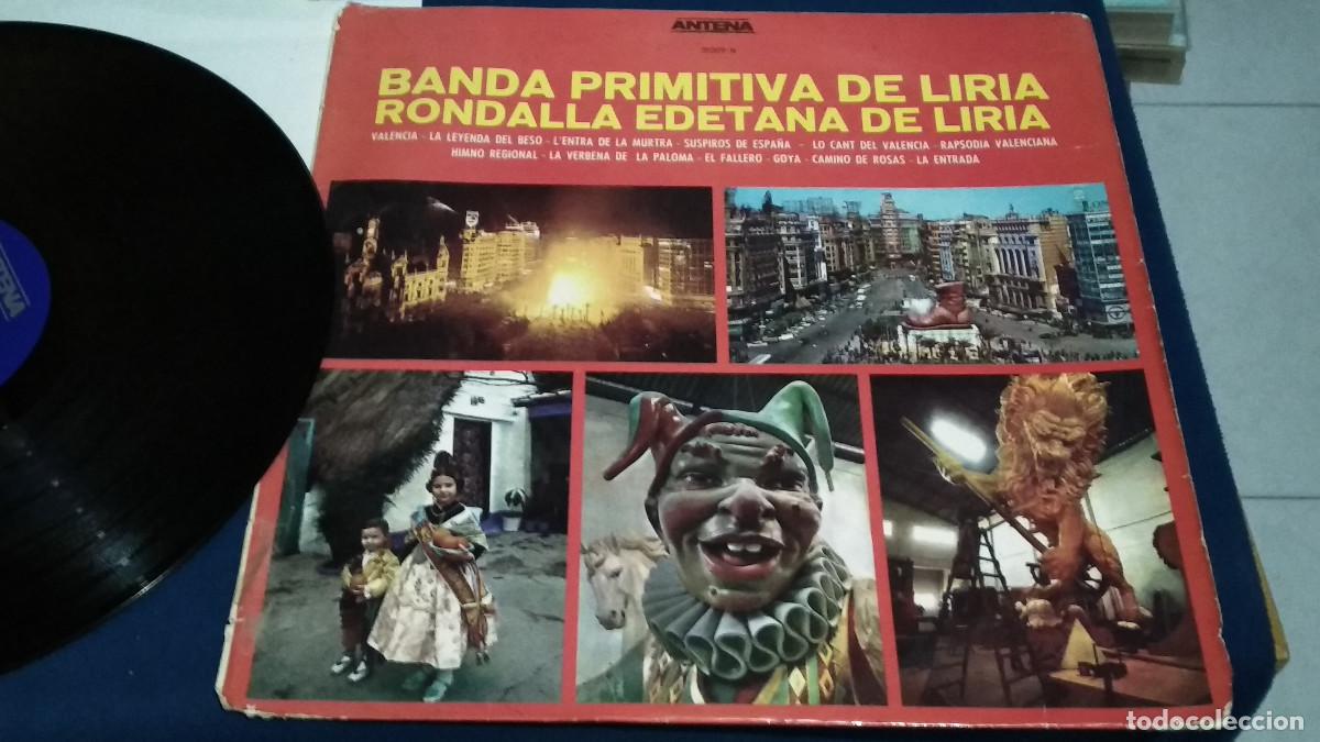 Discos de vinilo: BANDA PRIMITIVA DE LIRIA / RONDALLA EDETANA DE LIRIA ( LP 1968 ANTENA )