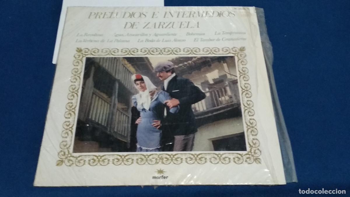 Discos de vinilo: ORQ.SINFONICA DIR;Ibarbia PRELUDIOS E INTERMEDIOS ZARZUELA LP 1979 Marfer