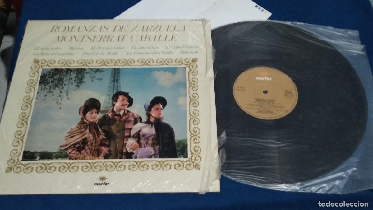 Discos de vinilo: MONTSERRAT CABALL&Eacute; / ROMANZAS DE ZARZUELA / LP-MARFER-1979