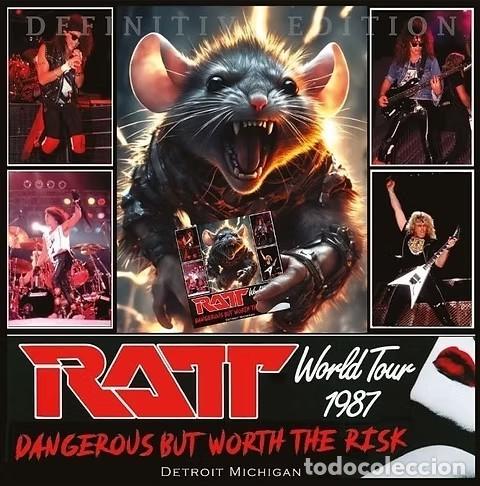 Discos de vinilo: DOBLE VINILO DE RATT - DANGEROUS BUT WORTH THE RISK - LEER DESCRIPCI&Oacute;N Y CONDICIONES DE VENTA