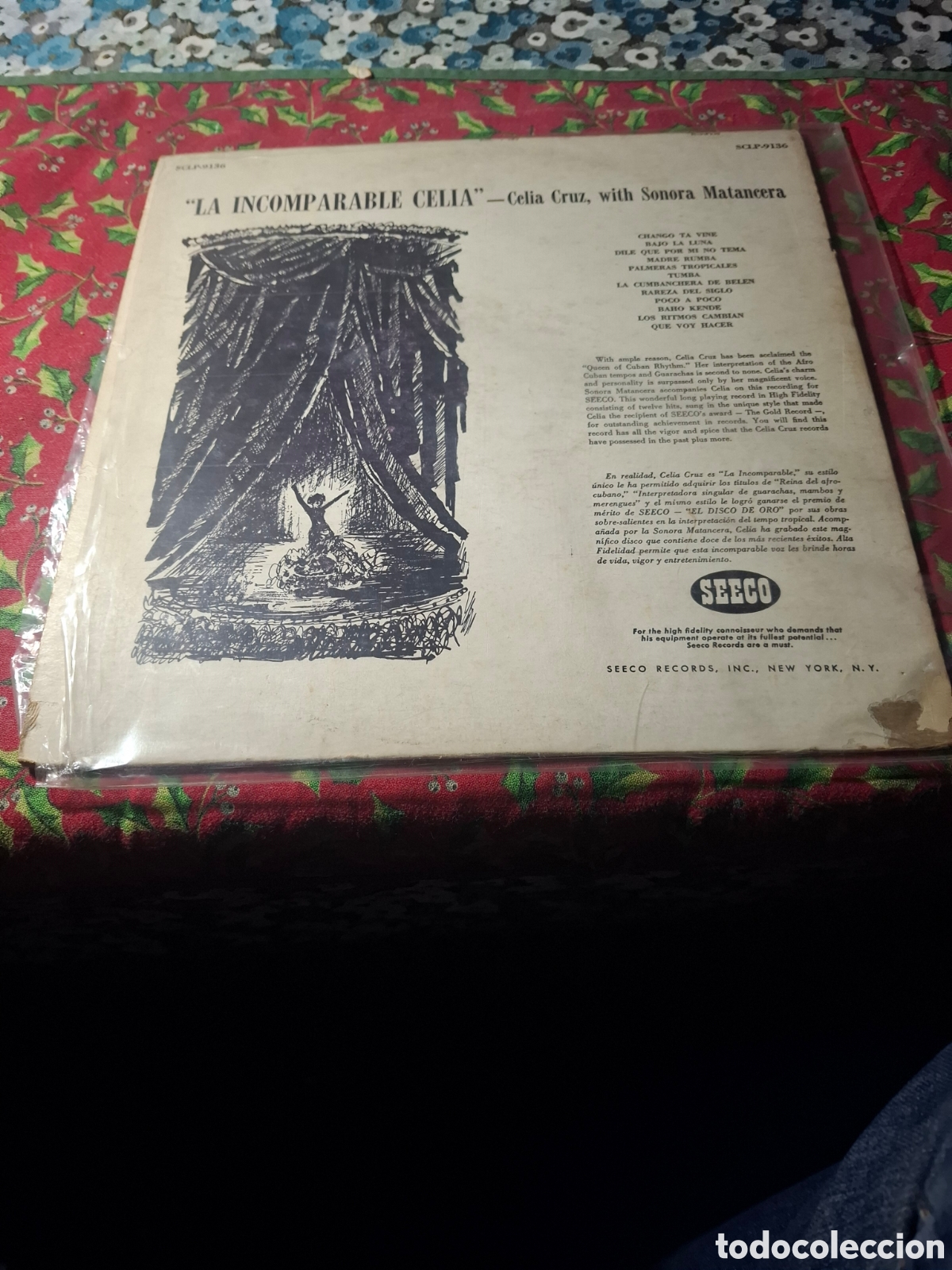 Discos de vinilo: La Incomparable Celia Con La Sonora Matancera