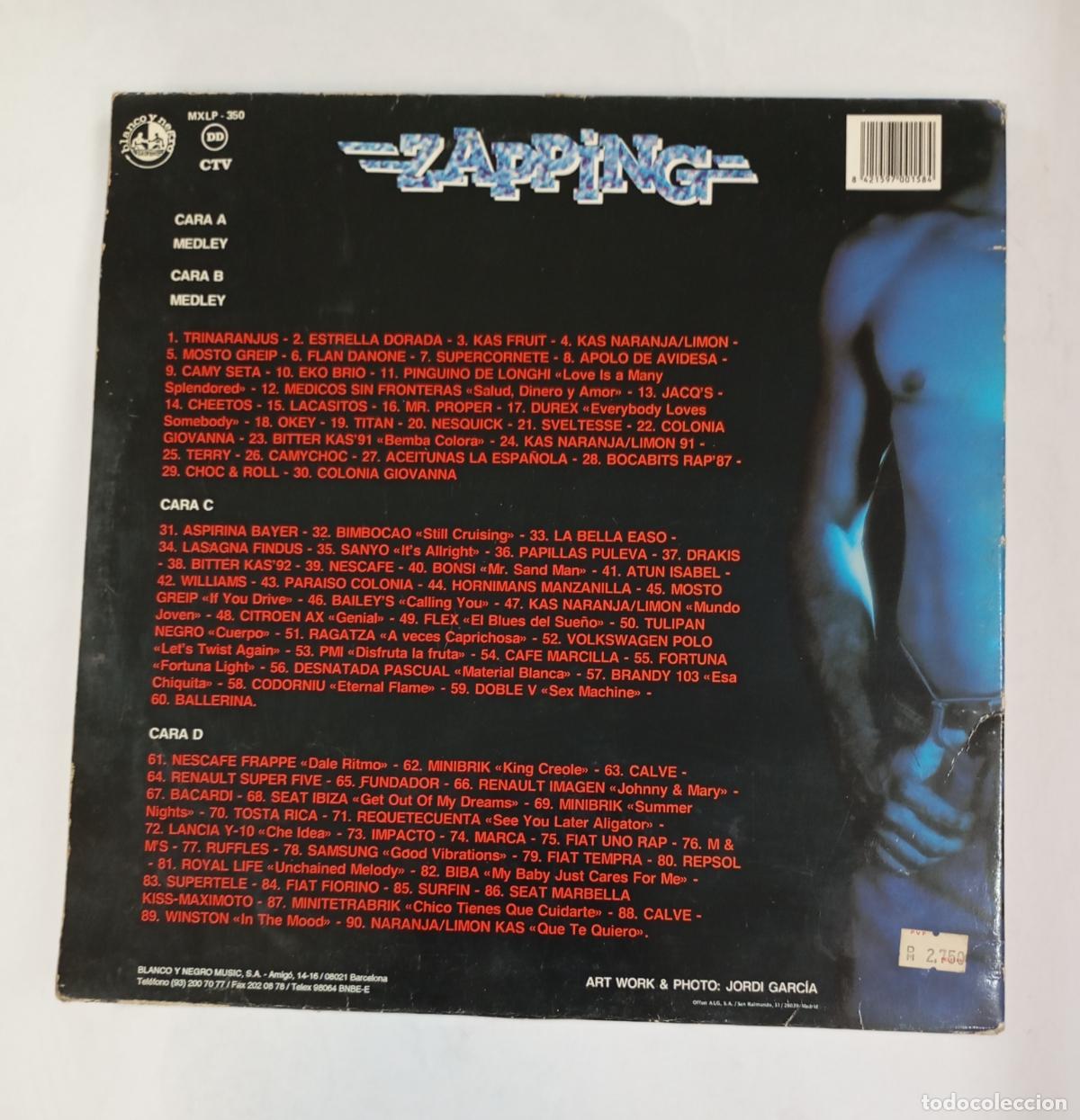 Discos de vinilo: ZAPPING. DOBLE LP. TDKDA43 - Foto 2