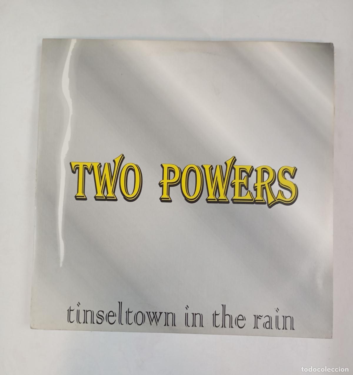 Discos de vinilo: Two Powers. Tinseltown In The Rain. MAXI-SINGLE. TDKDA43 - Foto 1