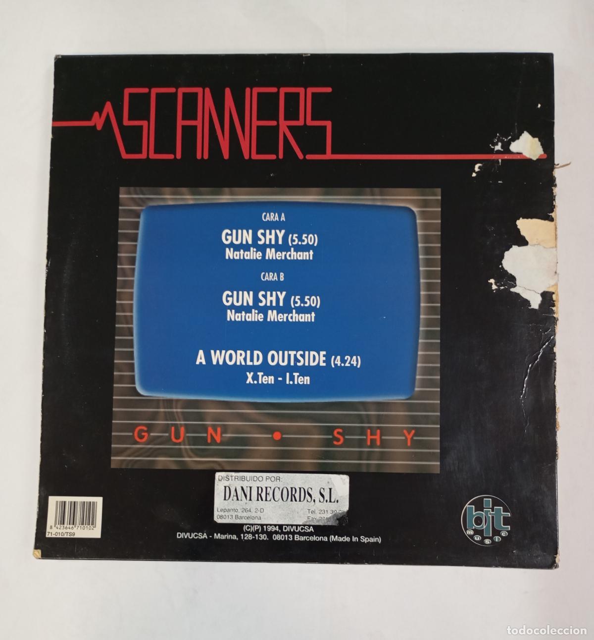 Discos de vinilo: Scanners &ndash; Gun Shy. MAXI-SINGLE. TDKDA43 - Foto 2