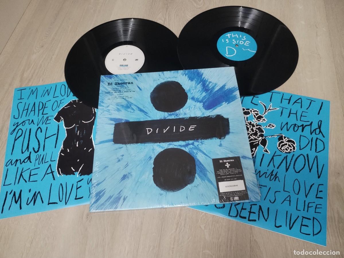 Discos de vinilo: ED SHEERAN - TE NEW ALBUM - DIVIDE ..INCL. 16 TRACK.. 2 LP + 2 ENCARTES A 45 RPM .. GATEFOLD 2017