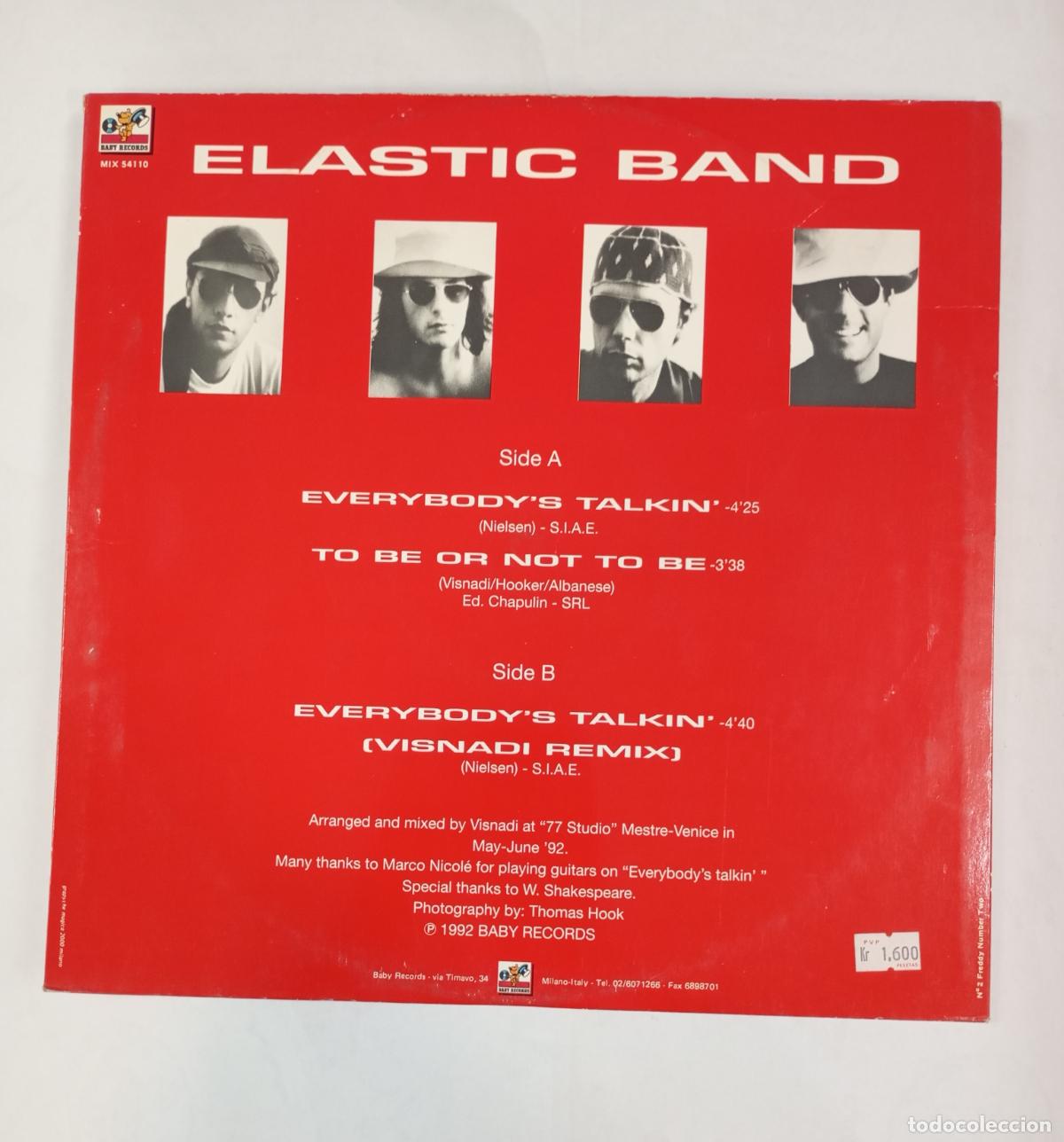 Discos de vinilo: Elastic Band &ndash; Everybodys Talkin. MAXI-SINGLE. TDKDA48 - Foto 2