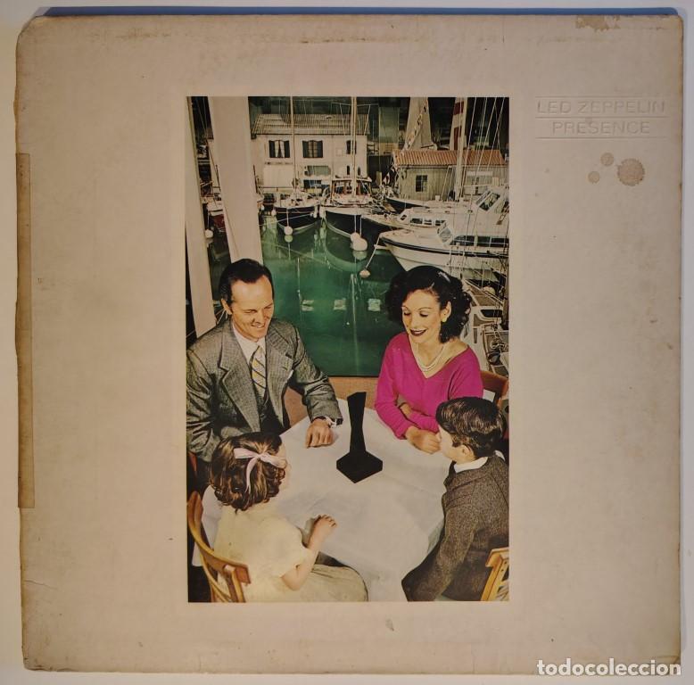 Discos de vinilo: Led Zeppelin. Presence. Swan Song, USA 1976 LP + doble cubierta + copia de encarte SS 8416
