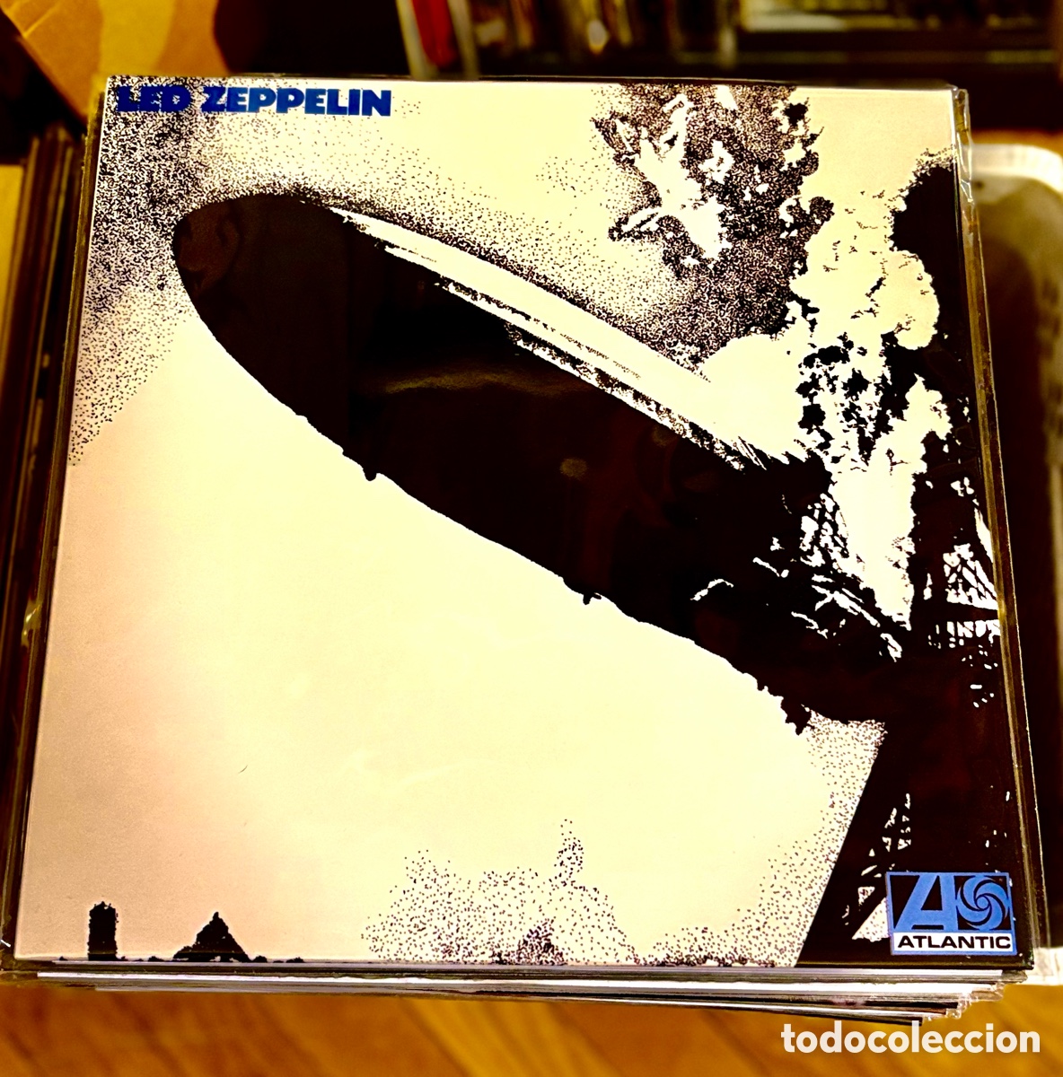 Discos de vinilo: Led zeppelin - 1 - letras turquesa