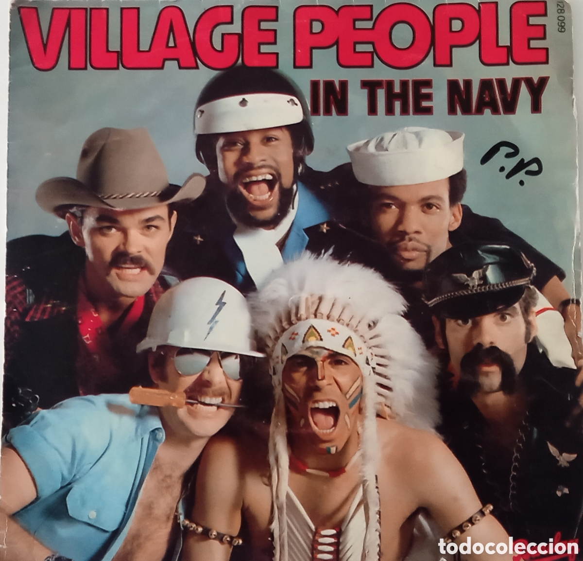 Discos de vinilo: VILLAGE PEOPLE - In the navy (1979) disco de vinilo single