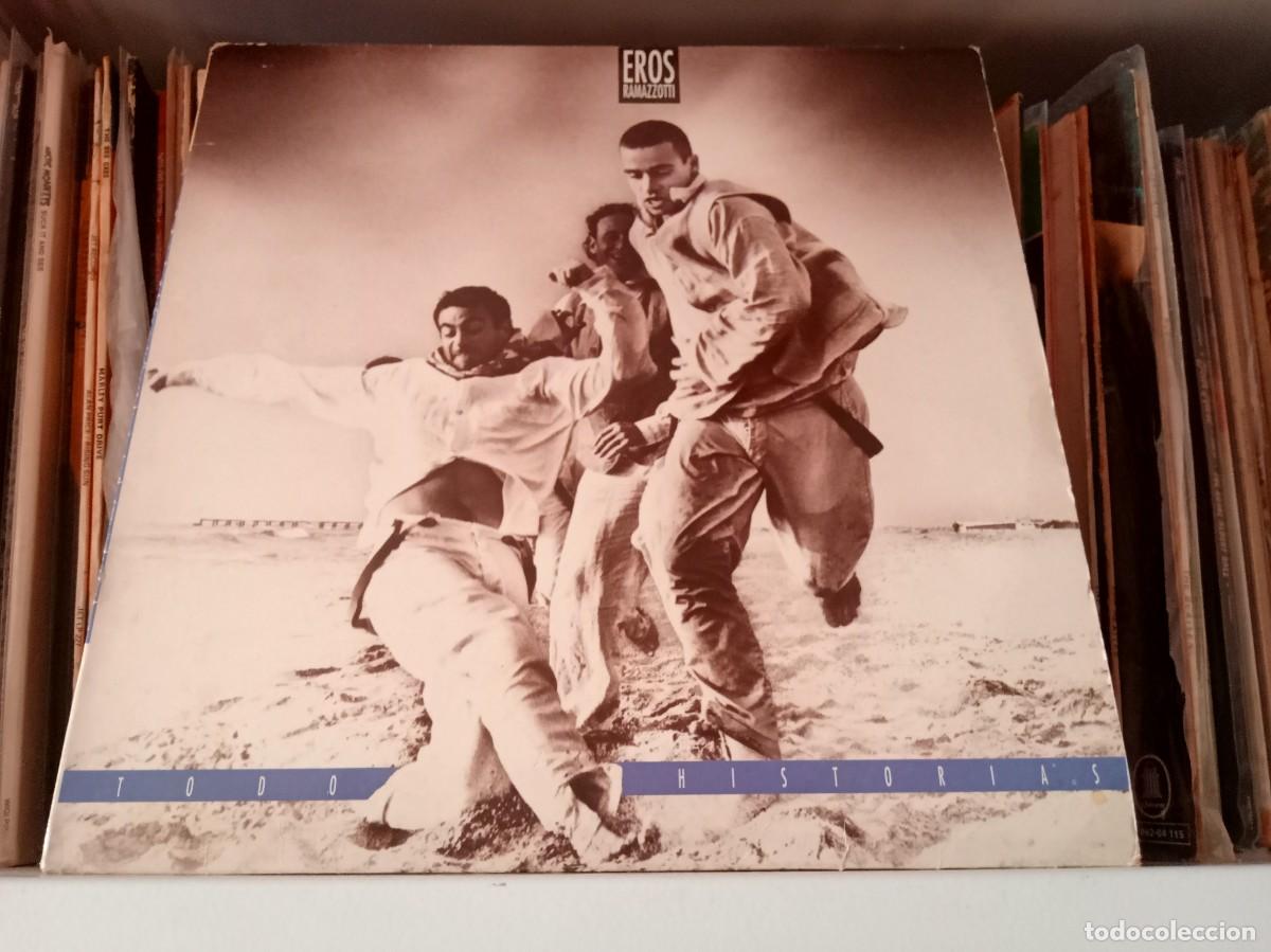 Discos de vinilo: Eros Ramazzotti &lrm;&ndash; Todo Historias - lp Spain 1993