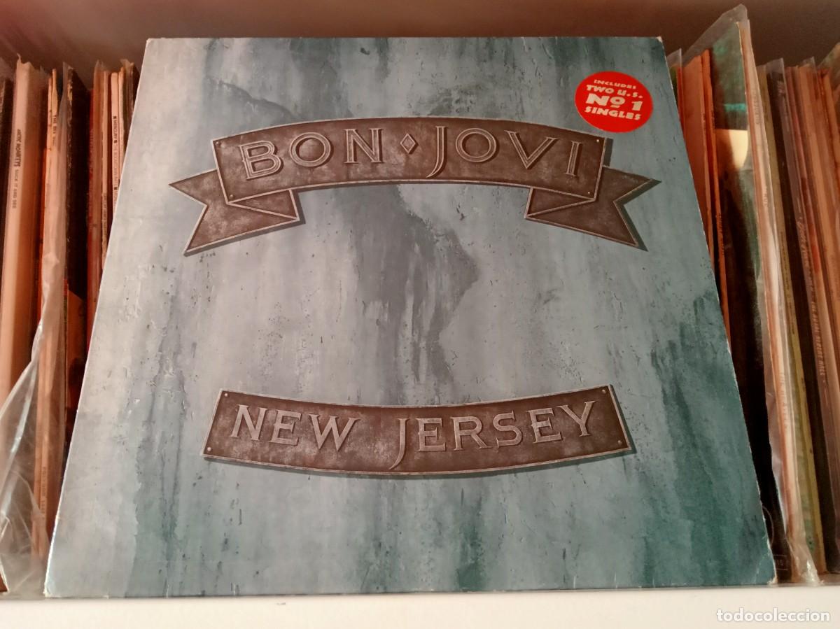 Discos de vinilo: Bon Jovi &lrm;&ndash; New Jersey - lp Europe 1988