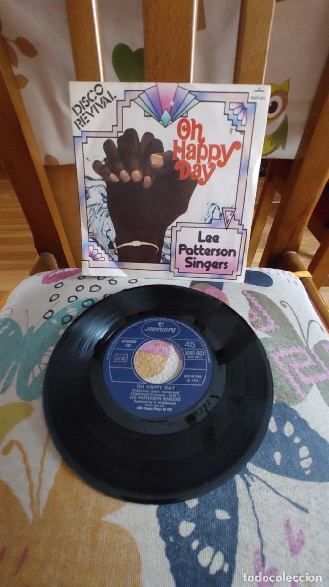 Discos de vinilo: LEE PATTERSON SINGERS-SINGLE OH HAPPY DAY - Foto 1