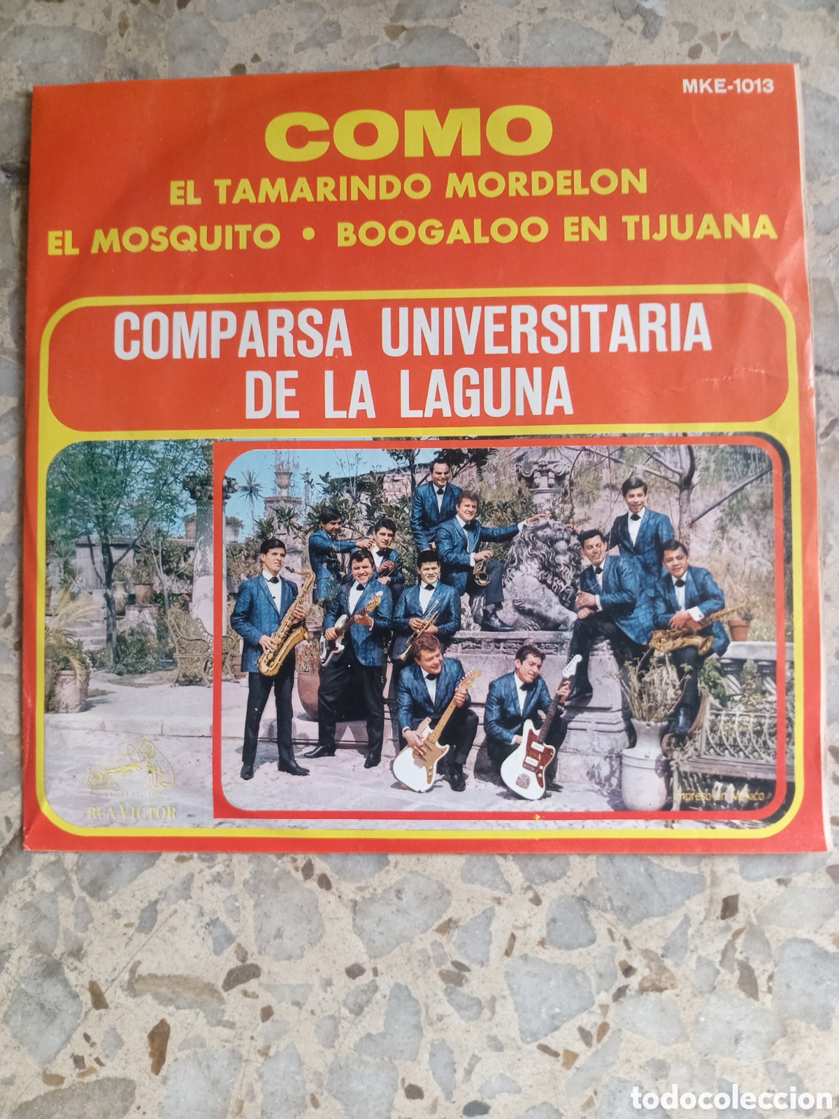 Discos de vinilo: EP COMPARSA UNIVERSITARIA LA LAGUNA COMO TAMARINDO MORDELON EL MOSQUITO BOOGALOO 1968 MEXICO