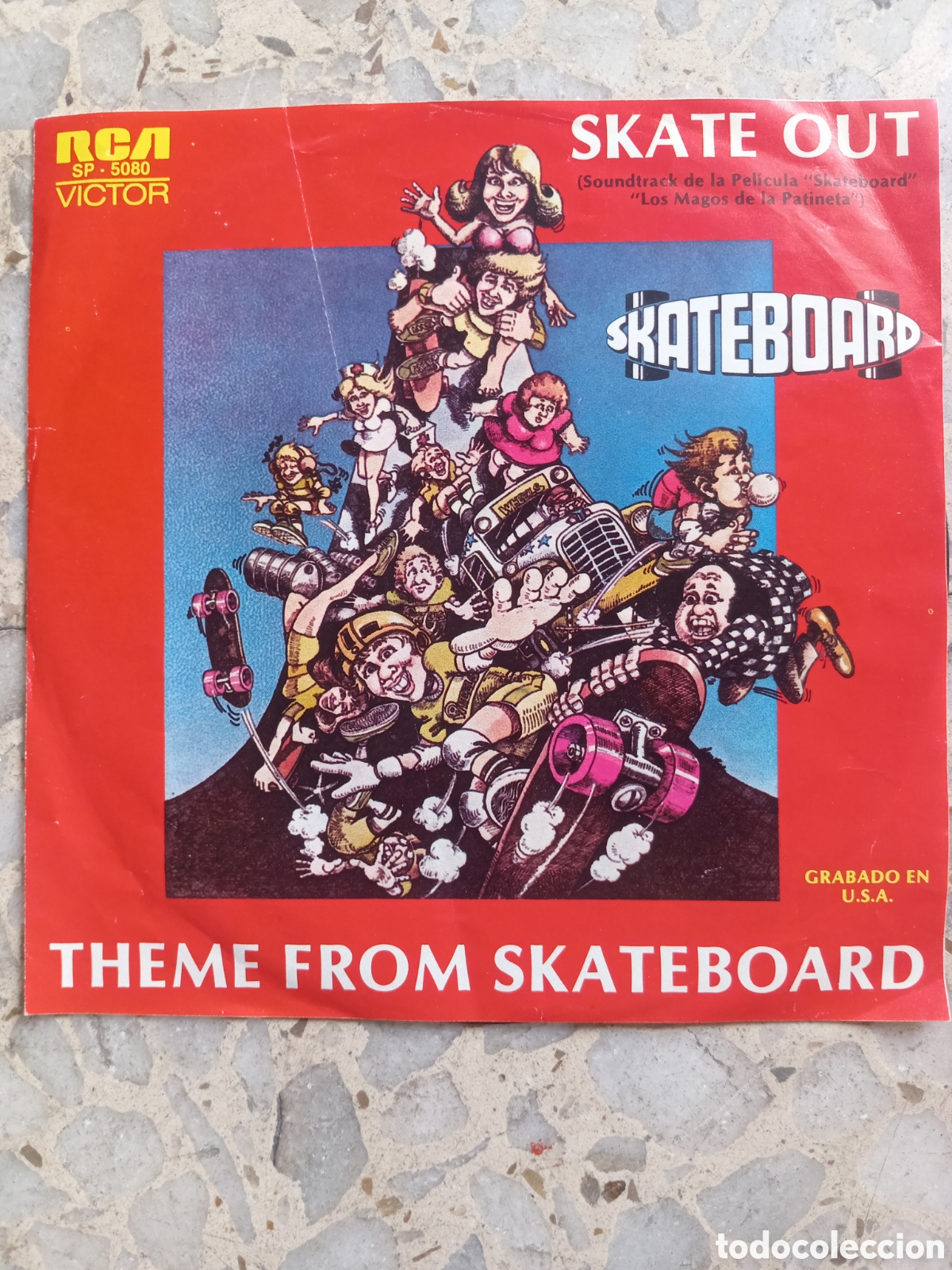 Discos de vinilo: SGL MICKEY THOMAS MARK SNOW SKATEBOARD BSO SKATE OUT 1978 MEXICO
