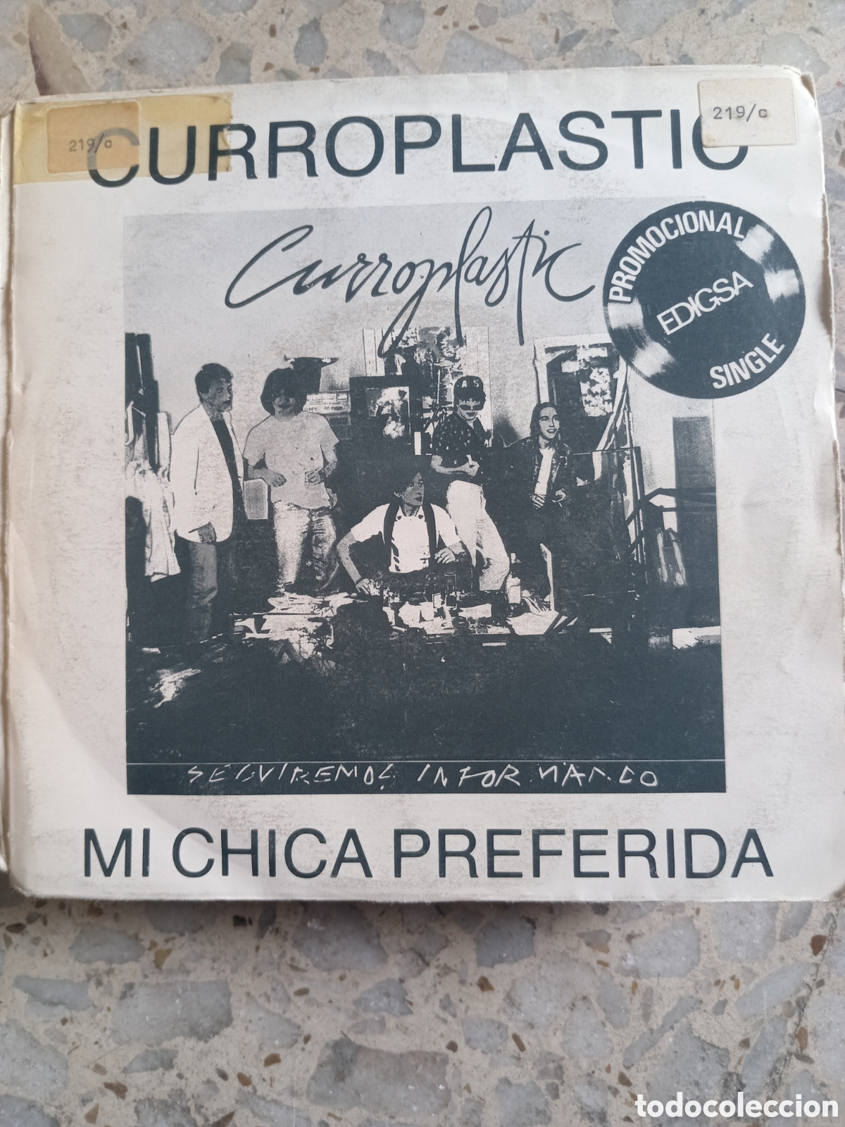 Discos de vinilo: SGL CURROPLASTIC MI CHICA PREFERIDA 1981 PROMO - Foto 1
