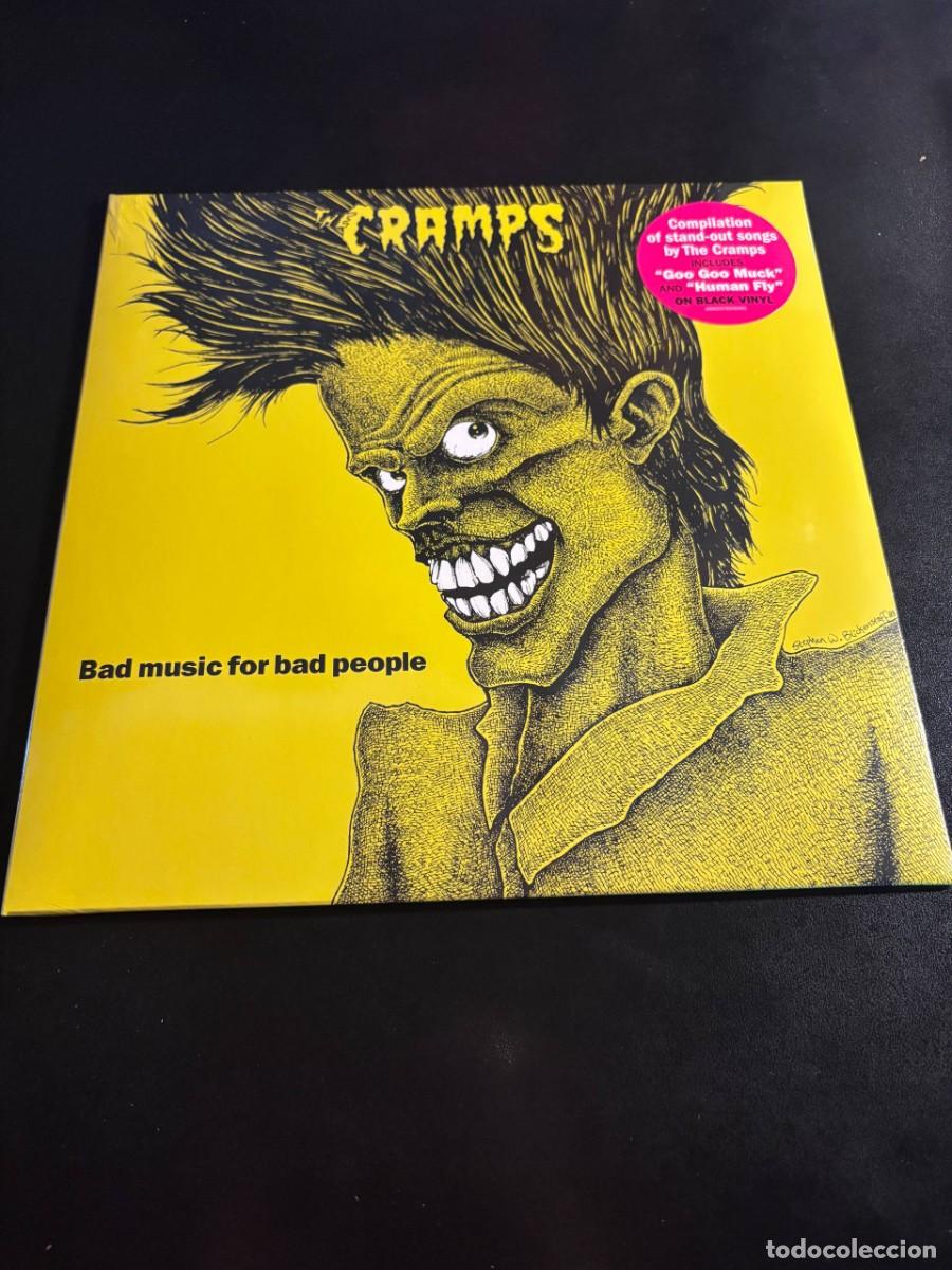 Discos de vinilo: The Cramps &lrm;Bad Music For Bad People Disco de vinilo LP punk garage horror psycho poison ivy