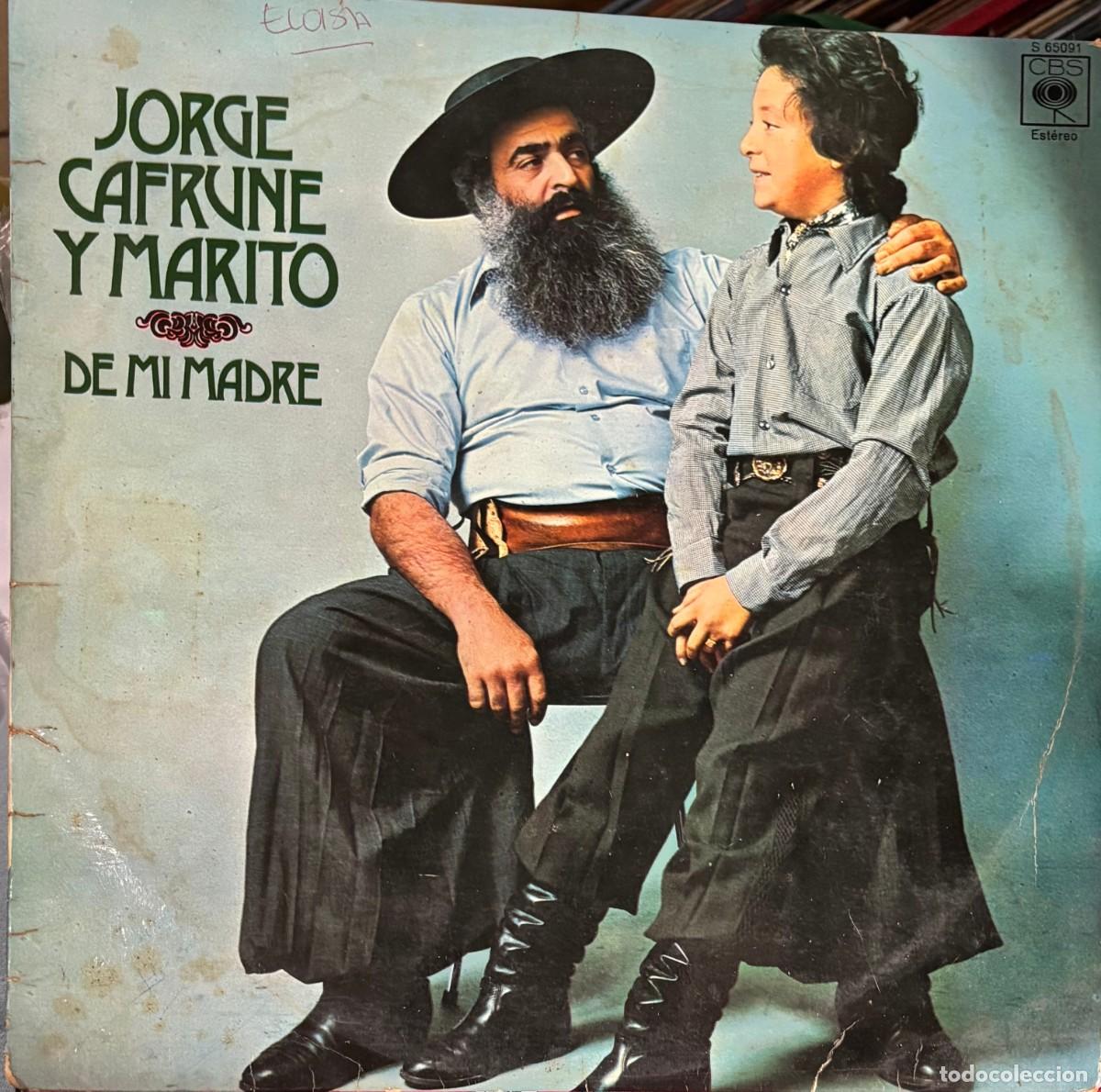 Discos de vinilo: LP JORGE CAFRUNE Y MARITO-DE MI MADRE. LP-GEXT-851