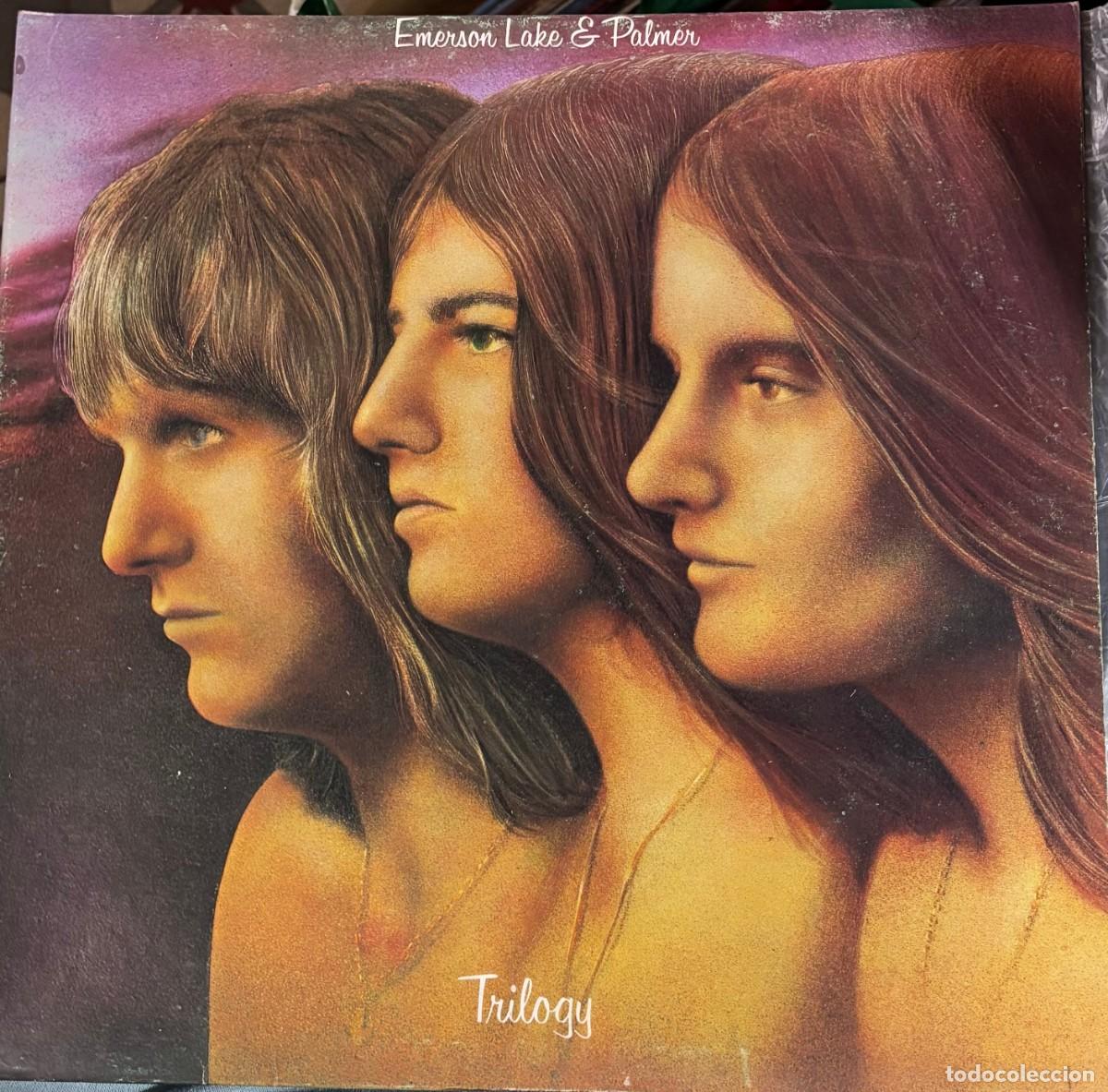 Discos de vinilo: LP EMERSON, LAKE & PALMER-TRILOGY. LP-GEXT-853