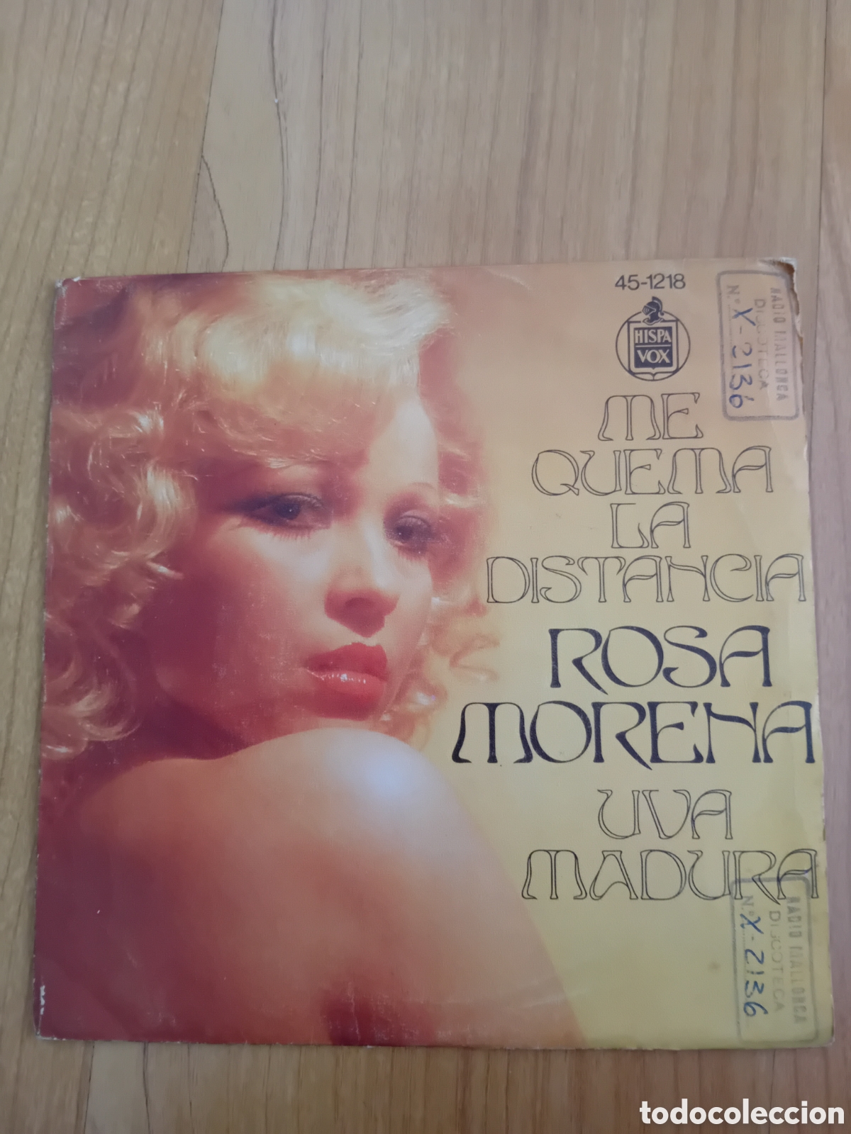 Discos de vinilo: ROSA MORENA. ME QUEMA LA DISTANCIA - Foto 1