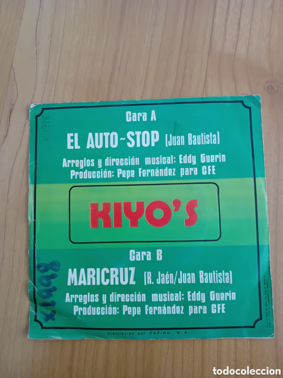 Discos de vinilo: KIYOS. EL AUTO-STOP. MARICRUZ - Foto 2