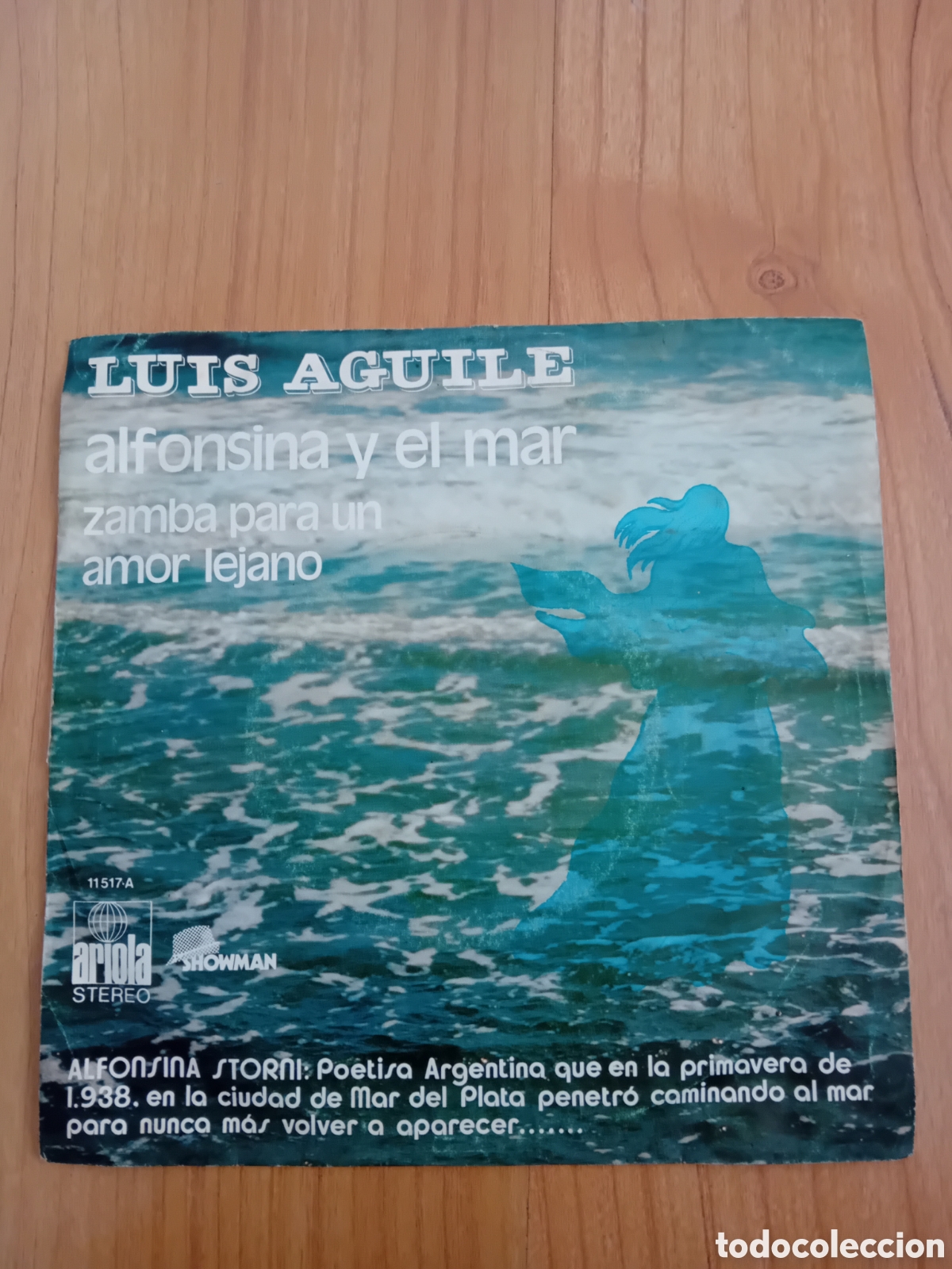 Discos de vinilo: LUIS AGUILE. ALFONSINA Y EL MAR - Foto 1