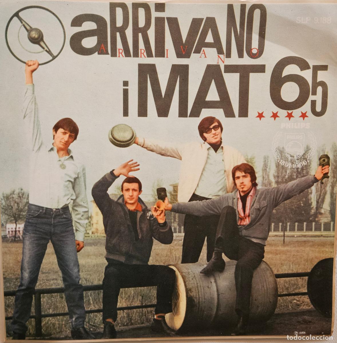 Discos de vinilo: PRIMER Y &Uacute;NICO ALBUM DEL GRUPO DE GARAJE BEAT ROCK ITALIANO, I MAT 65, ALBUM PROMO BRASILE&Ntilde;O (1966)