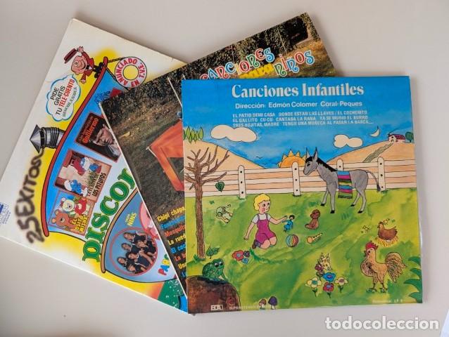Discos de vinilo: L1248-L1249-L1250 LOTE DE CANCIONES INFANTILES 4 LP VINILO - DISCOLANDIA Y CANCIONES PARA NI&Ntilde;OS