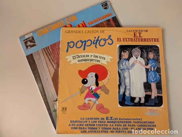 Discos de vinilo: L1255-L1256 LOTE 2 LP VINILO - POPITOS Y CANTANDO CON PIPPI CALZASLARGAS