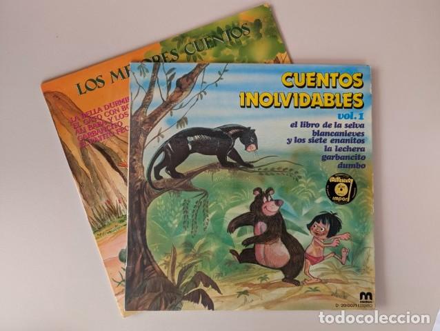 Discos de vinilo: L1253-L1254 LOTE 2 LP VINILO DE CUENTOS INFANTILES : VOL 1-2 BUEN ESTADO