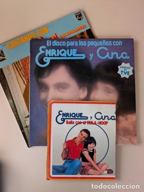 Discos de vinilo: L1257-L1258-L1259 LOTE 2 LP VINILO + SINGLE FLEXI - ENRIQUE Y ANA - PIPPI