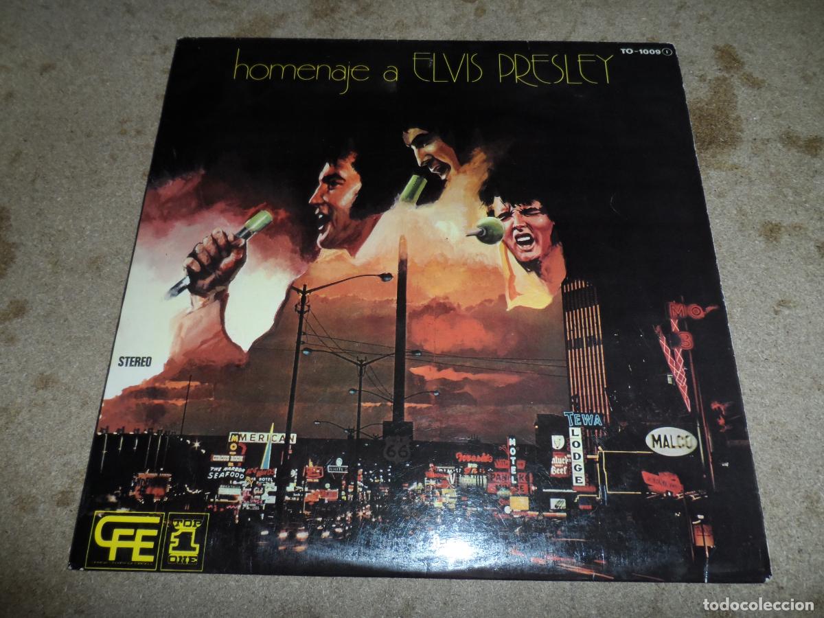 Discos de vinilo: HOMENAJE A ELVIS PRESLEY - VARIOS (SPAIN 1975)