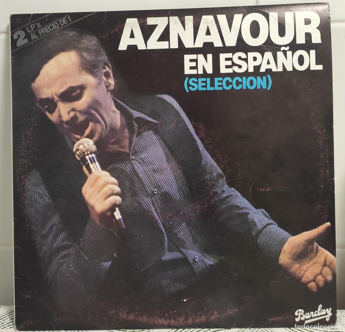 Discos de vinilo: AZNAVOUR EN ESPA&Ntilde;OL - DOBLE VINILO