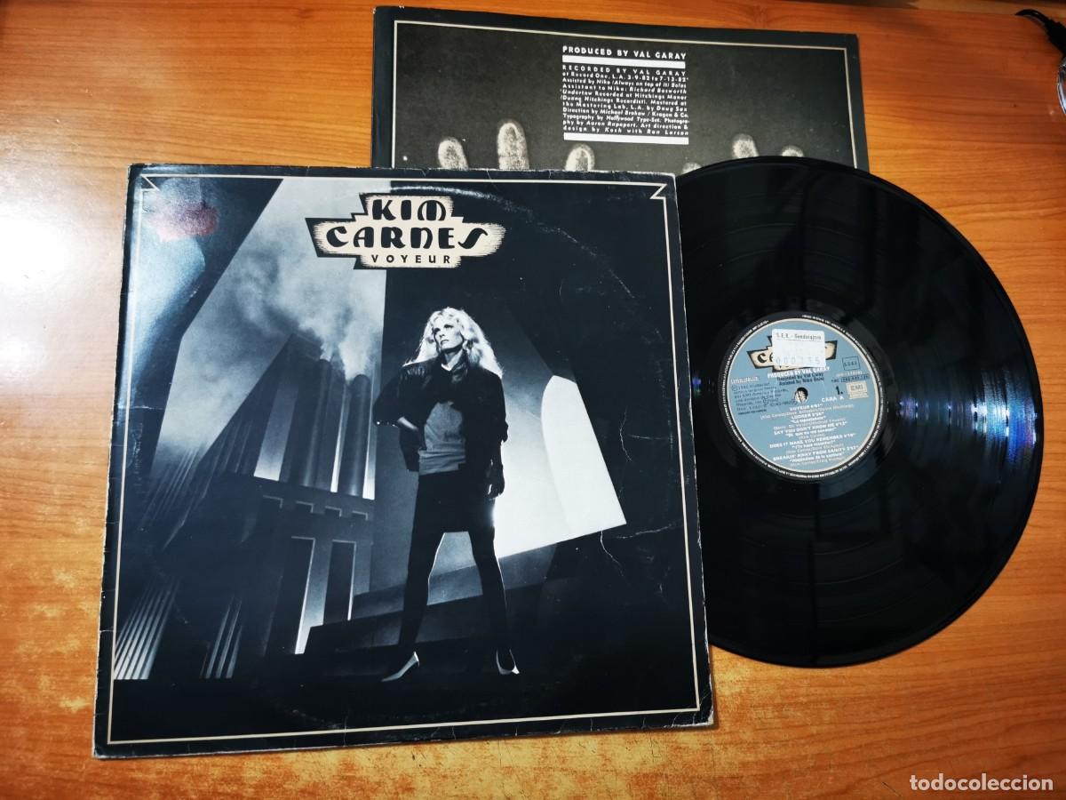 Discos de vinilo: KIM CARNES Voyeur LP VINILO DEL A&Ntilde;O 1982 CONTIENE 10 TEMAS