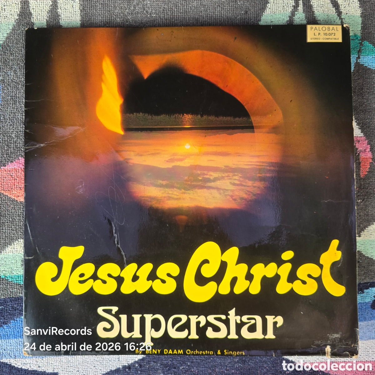 Discos de vinilo: [LP] BENY DAAM ORCHESTRA & SINGERS: JESUS CHRIST SUPERSTAR (PALOBAL) (1974)