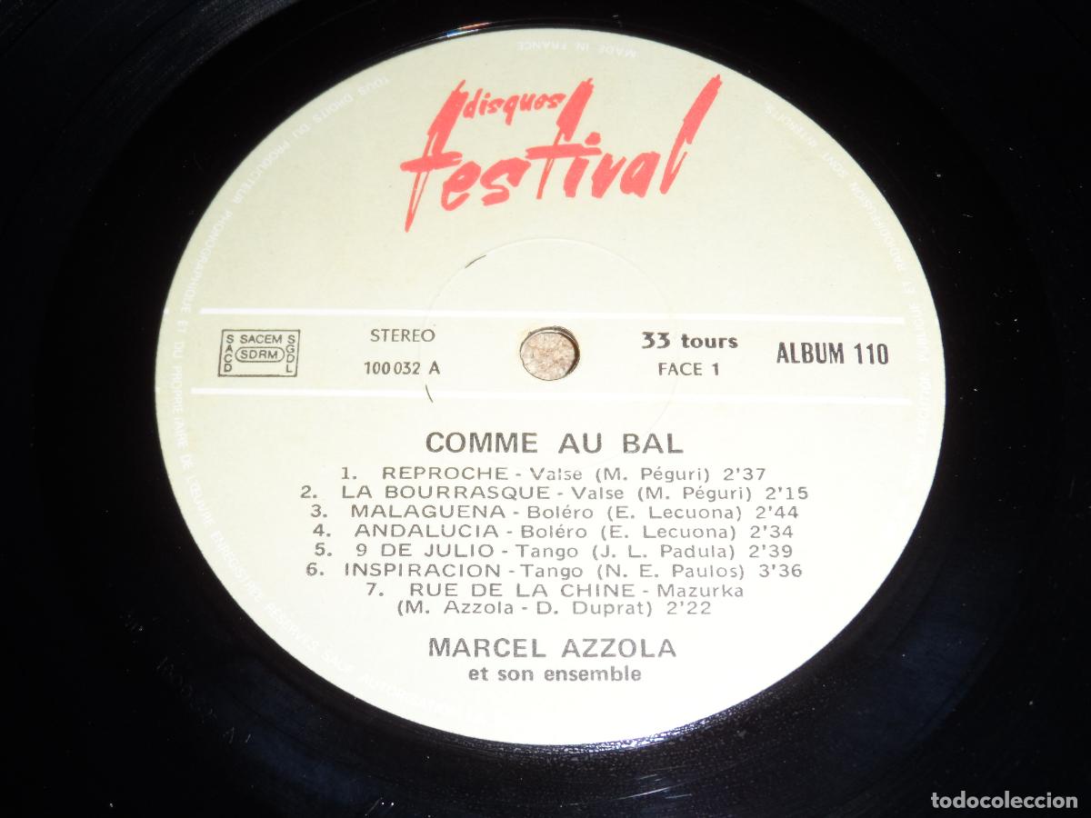 Discos de vinilo: Marcel Azzola &ndash; Comme Au Bal (2 LPS) - Foto 5