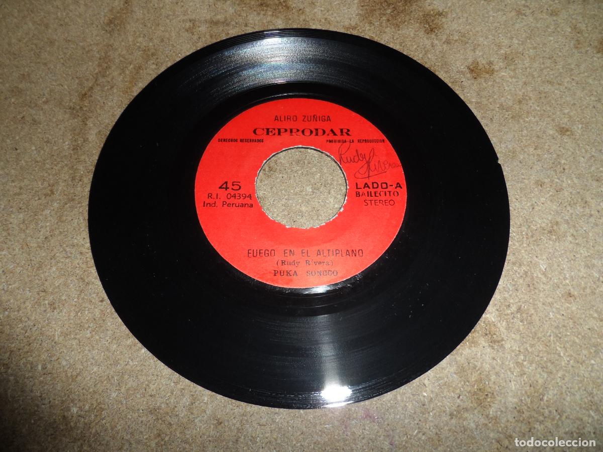 Discos de vinilo: Grupo Puka Soncco &ndash; Fuego En El Altiplano (PERU)