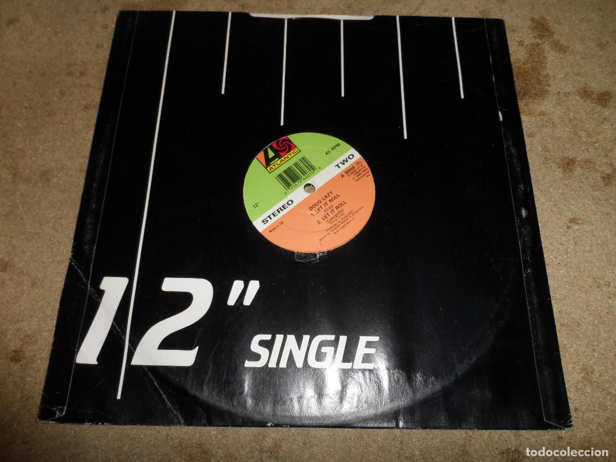 Discos de vinilo: Doug Lazy - Let It Roll (UK 1989) - Foto 2