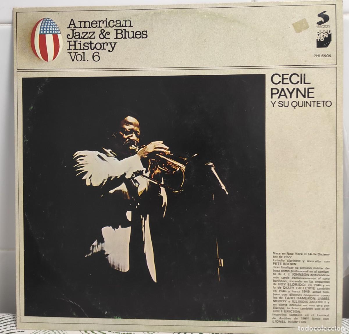 Discos de vinilo: Cecil Payne &lrm;&ndash; Cecil Payne Y Su Quinteto - VINILO EDICION ESPA&Ntilde;OLA 1977 SELLO PHONIC