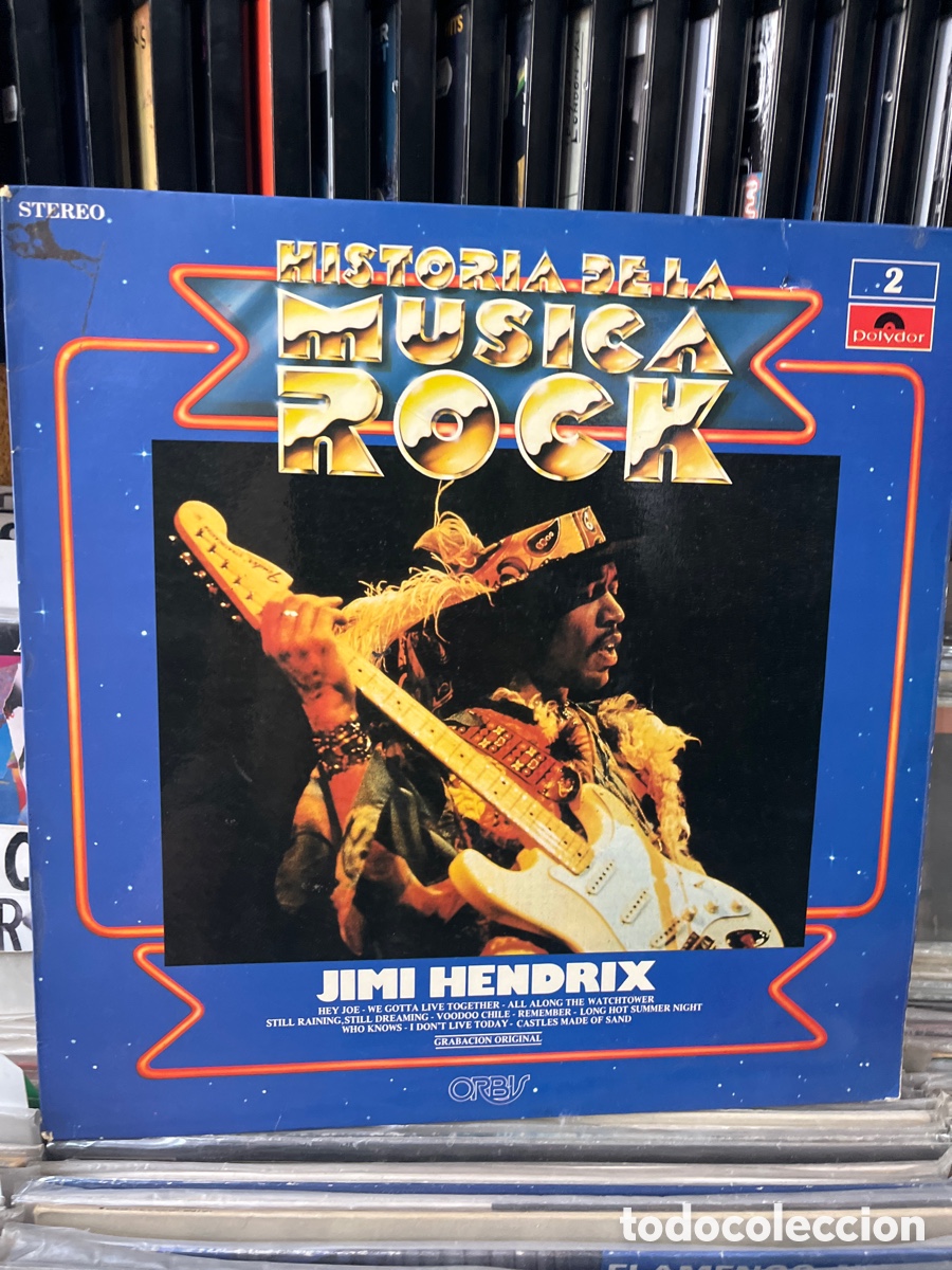 Discos de vinilo: jimi hendrix historia de la m&uacute;sica rock 2