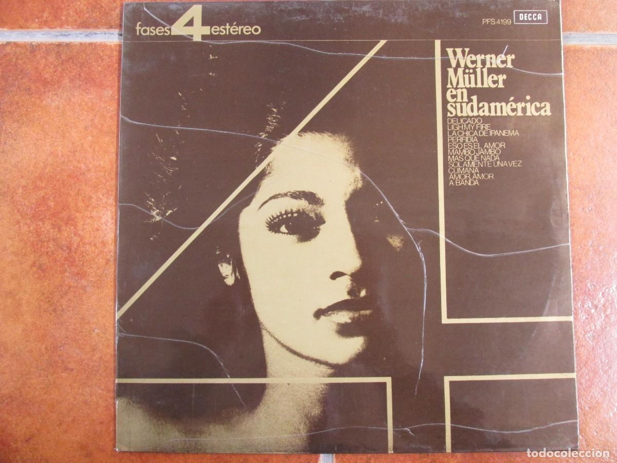 Discos de vinilo: WERNER M&Uuml;LLER Y SU ORQUESTA - En Sudam&eacute;rica. LP, ed espa&ntilde;ola 12&rdquo; 1971. Magn&iacute;fico estado VG+/NM