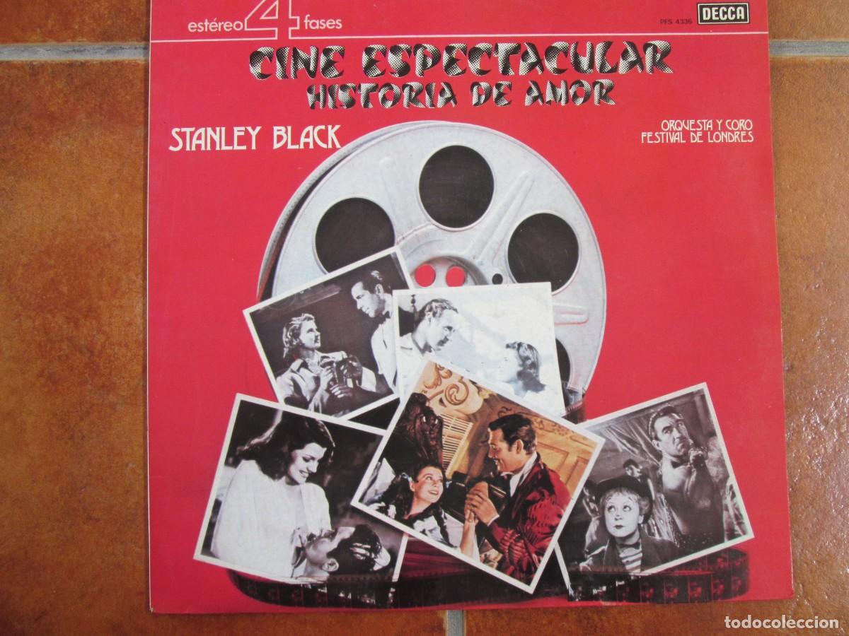 Discos de vinilo: STANLEY BLACK - Cine Espectacular. Historia de Amor. LP, ed espa&ntilde;ola 12&rdquo; 1976. Impecable (NM)