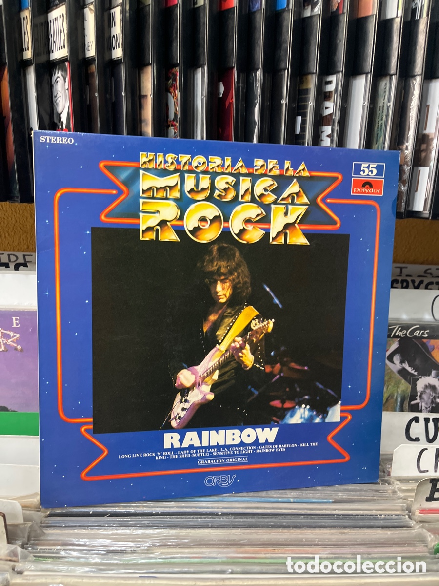 Discos de vinilo: historia para la m&uacute;sica rock rainbow 55