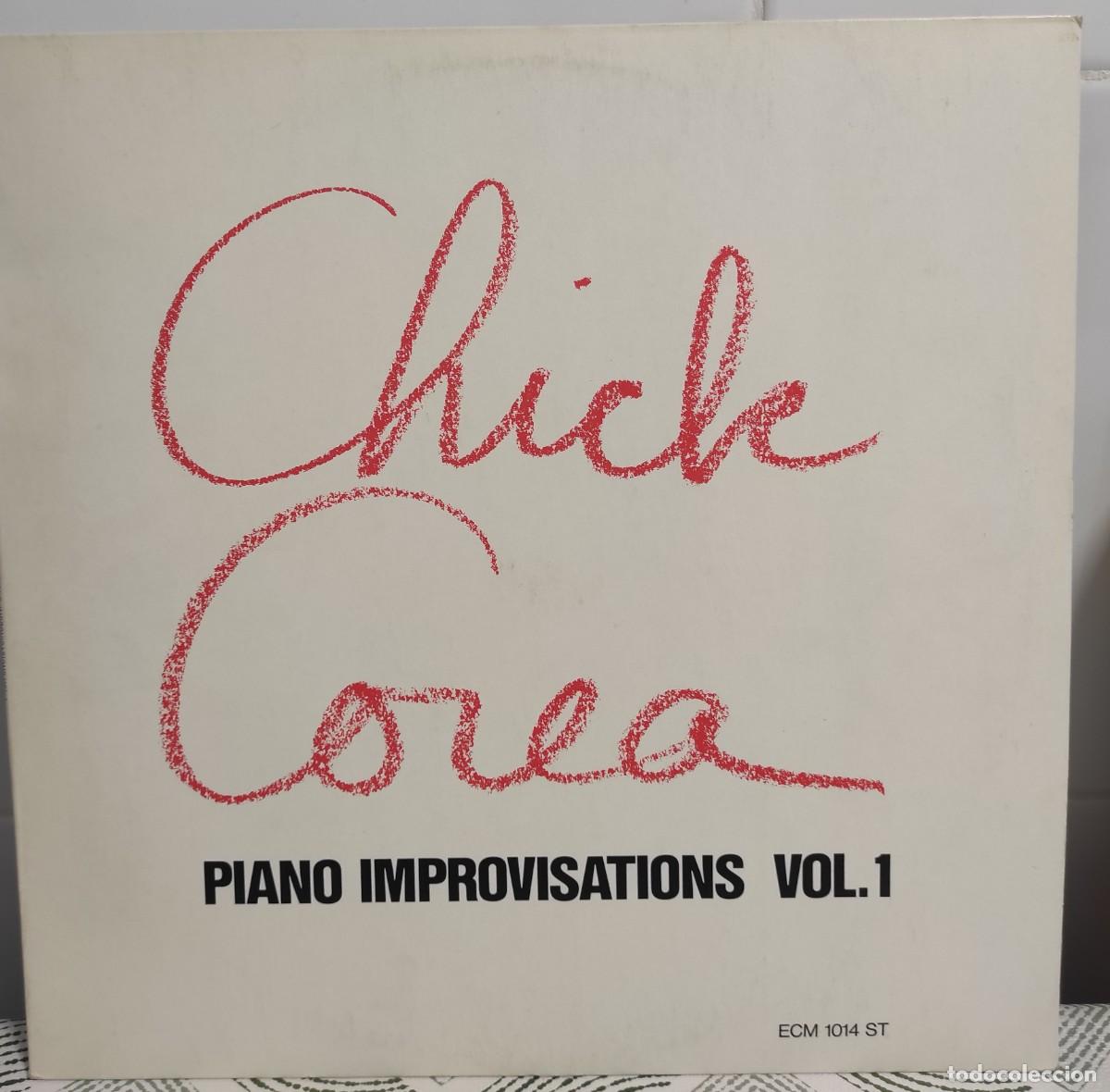 Discos de vinilo: Chick Corea &lrm;&ndash; Piano Improvisations Vol. 1 - VINILO EDICION ESPA&Ntilde;OLA 1979