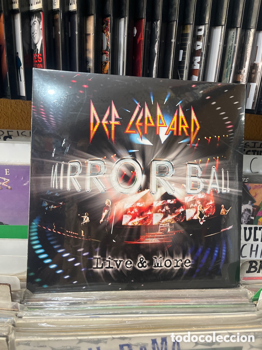 Discos de vinilo: def leppard mirror ball live & more precintado