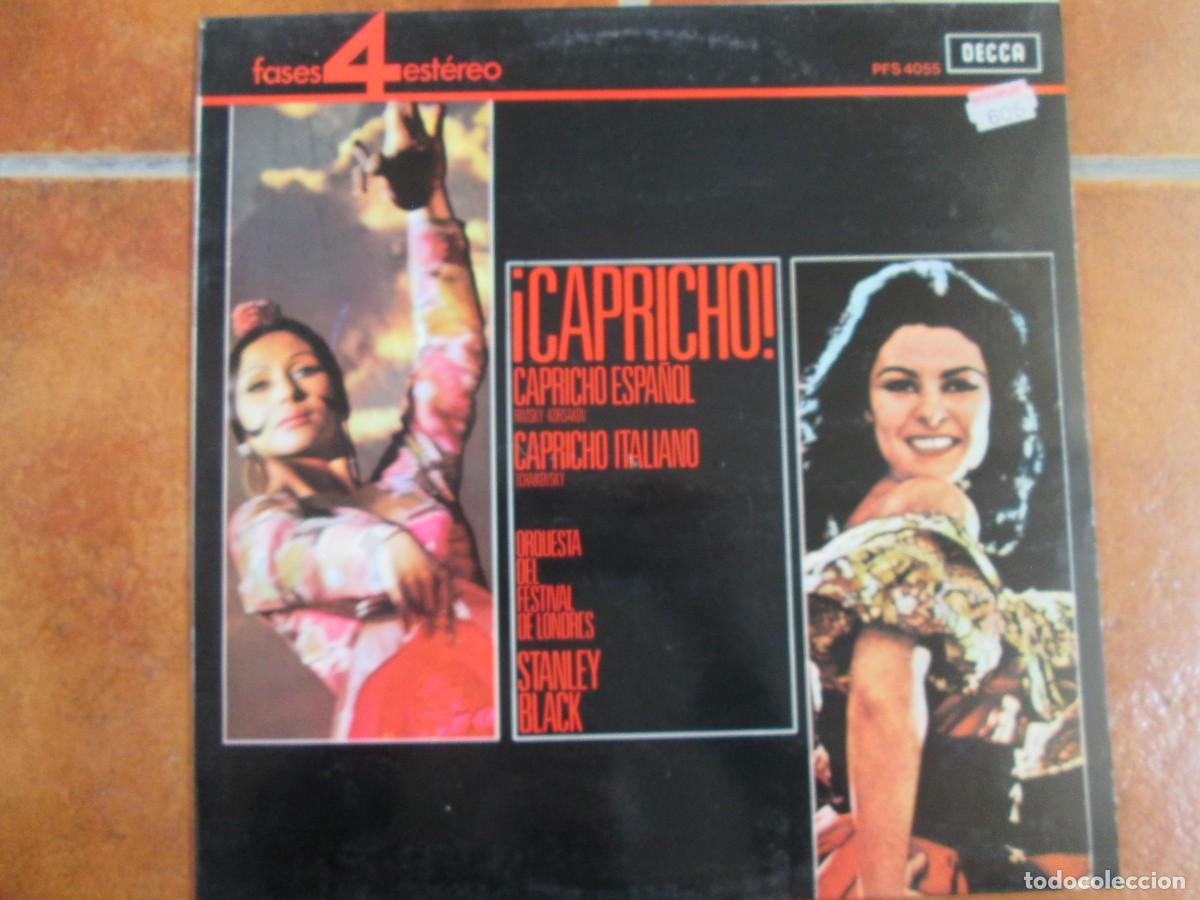 Discos de vinilo: ORQUESTA DEL FESTIVAL DE LONDRES - Capricho Italiano/ Capricho Espa&ntilde;ol. LP 1964. Impecable (NM)